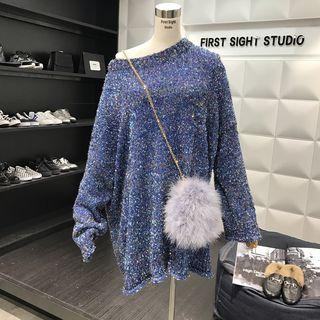 Glittered Long Sweater