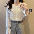 Bell-sleeve Collar Blouse