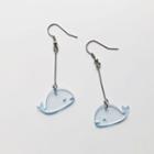 Transparent Whale Dangle Earring