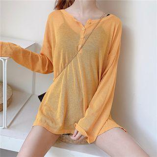 Loose-fit Sheer Light Top