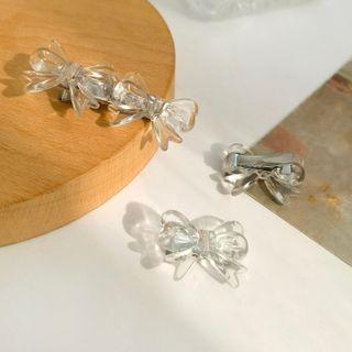 Bow Resin Hair Clip (various Designs)