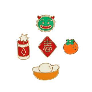 Cartoon Lunar New Year Brooch (various Designs)