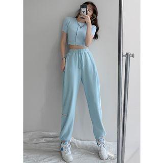 Drawstring Loose Sweatpants In 5 Colors