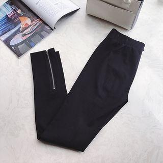 Zip-accent Leggings