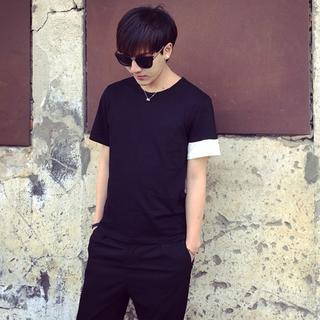 Two-tone Short-sleeve T-shirt