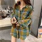 Plaid Top Shirt - One Size