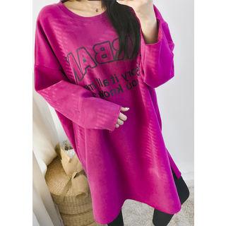 Tall Size Printed Cotton Pullover Dress