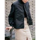 Pocket-side Zip-detail Jacket