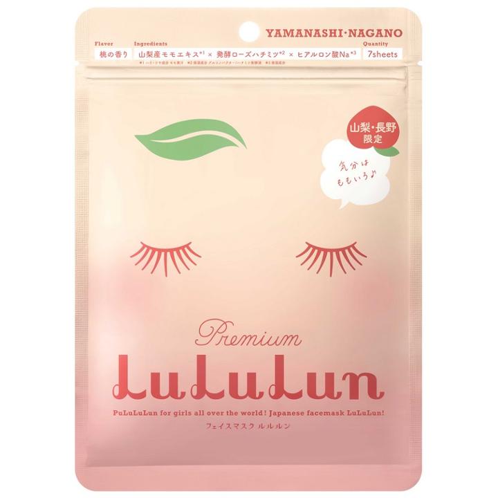 Lululun - Face Mask (peach) 7 Pcs