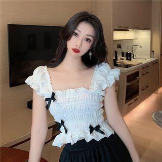 Sleeveless Bow Top