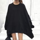 Batwing Sleeve Oversized Sweatshirt
