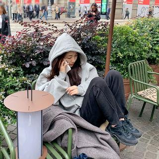 Kangaroo-pocket Oversize Hoodie