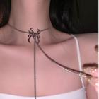 Spider Alloy Choker Silver - One Size