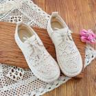 Crochet Panel Lace Up Sneakers