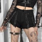 Chained Distressed Hot Pants