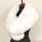 Fluffy Scarf White - One Size