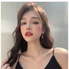 Alloy Rabbit Dangle Earring 1 Pair - 925 Silver - Gold - One Size
