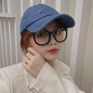 Ripped Denim Cap Denim - One Size