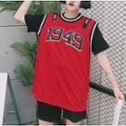 Set : Short-sleeve T-shirt + Number Tank Top
