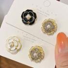 Floral Sterling Silver Ear Stud
