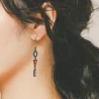 Love Lettering Dangle Earring