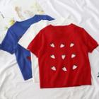 Strawberry Embroidered T-shirt