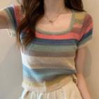Knitted Striped Light T-shirt