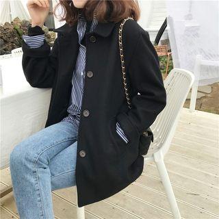 Single-breasted Jacket Black - One Size