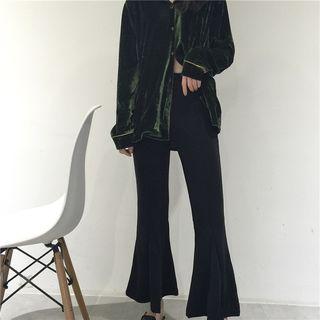 Bell-sleeve Slim-fit Pants