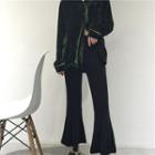 Bell-sleeve Slim-fit Pants