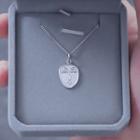 925 Sterling Silver Face Pendant Necklace Face Necklace - One Size