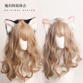 Cat Ear Chenille Hair Clip