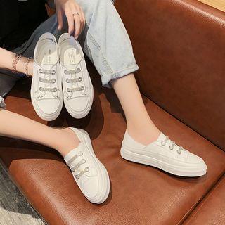 Rhinestone Strap Sneakers