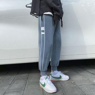 Contrast Lining Sweatpants