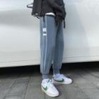 Contrast Lining Sweatpants