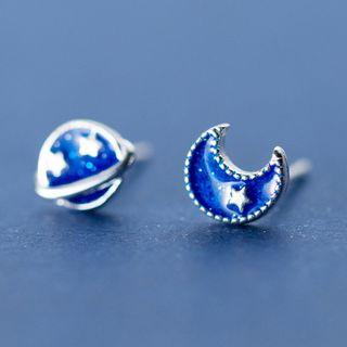 Non Matching Planet Earring