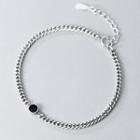 Chained Bracelet S925 Silver - As Shown In Figure - One Size