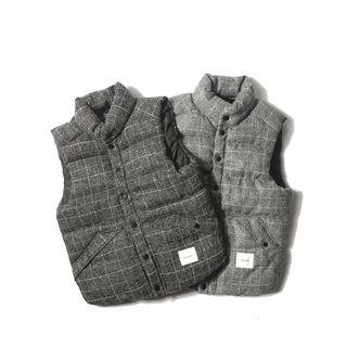 Plaid Padded Vest
