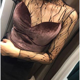 Mesh Long-sleeve T-shirt