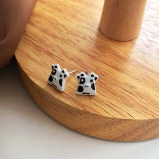 Milk Cow Glaze Earring