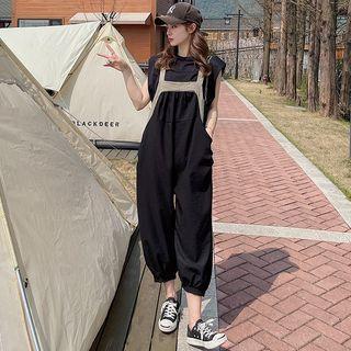 Cap-sleeve T-shirt / Baggy Jumper Pants / Set