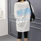 Welcome Printed Boxy T-shirt