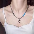 Alloy Waterdrop Pendant Necklace