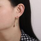 Waterdrop Stud Earring Golden - One Size