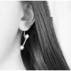Metal Ball Drop Earrings