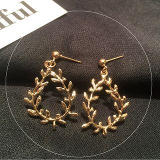 Wheat Hoop Earring / Clip-on Earring