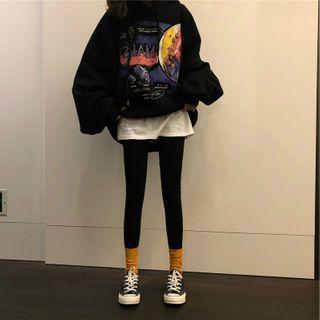Set : Print Sweatshirt + Leggings