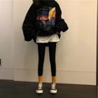 Set : Print Sweatshirt + Leggings