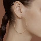 925 Silver Plating Loop Earring As Shown In Figure - One Size
