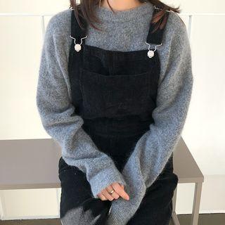 Loose-fit Furry Wool Sweater